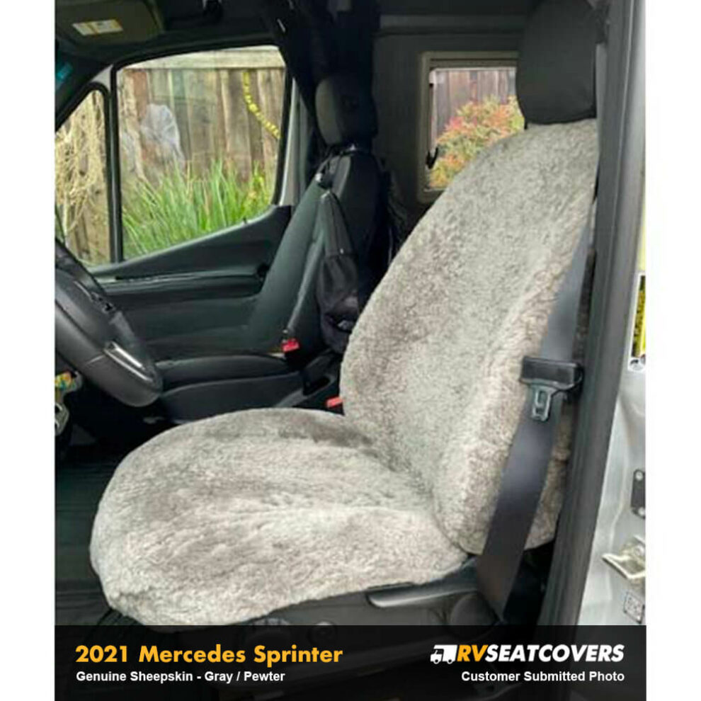 Genuine Sheepskin Seat Covers for RV's and Motorhomes