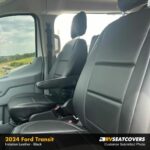 2024 ford transit seat covers in imitation leather black