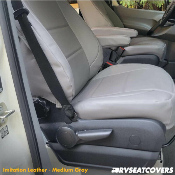 ford transit leatherette seat covers side view