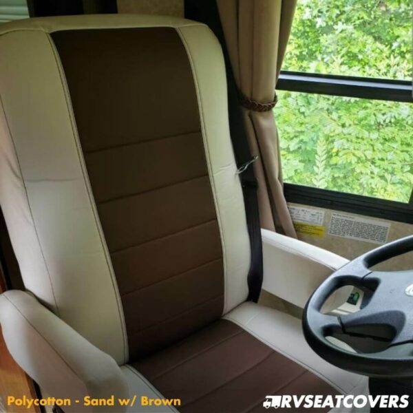 jayco polycotton sand with brown insert