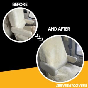 captain seat covers - before and after