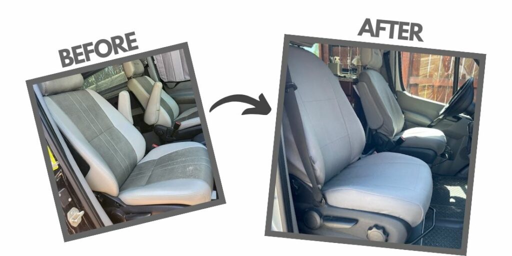 2018 sprinter before and after waterproof cordura