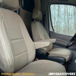 imitation leather seat cover on sprinter
