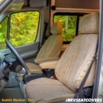 saddle blanket seat covers in tan