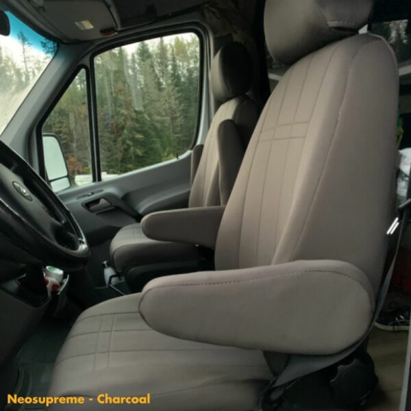 sprinter seat covers with dual arms