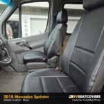 2018 mercedes sprinter seat covers - black color