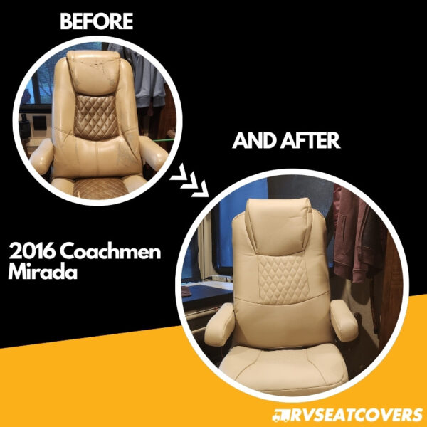 2016 Coachmen Mirada leatherette seat covers
