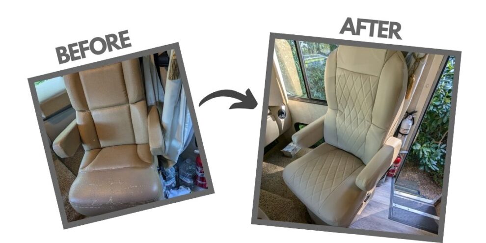 RV Captains Chairs Seat Covers