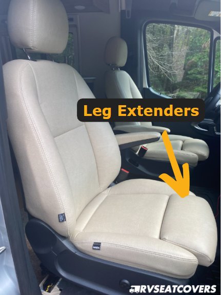 mercedes sprinter lumbar support (leg extenders)