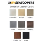 Imitation Leather Color Swatches