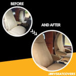 GMC Savanna before and after seat covers
