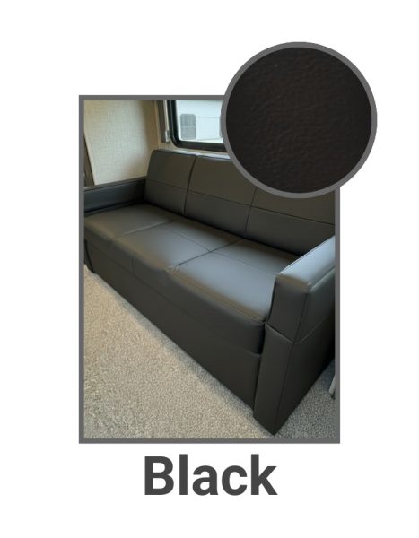 Black Couch Covers Fabric Example